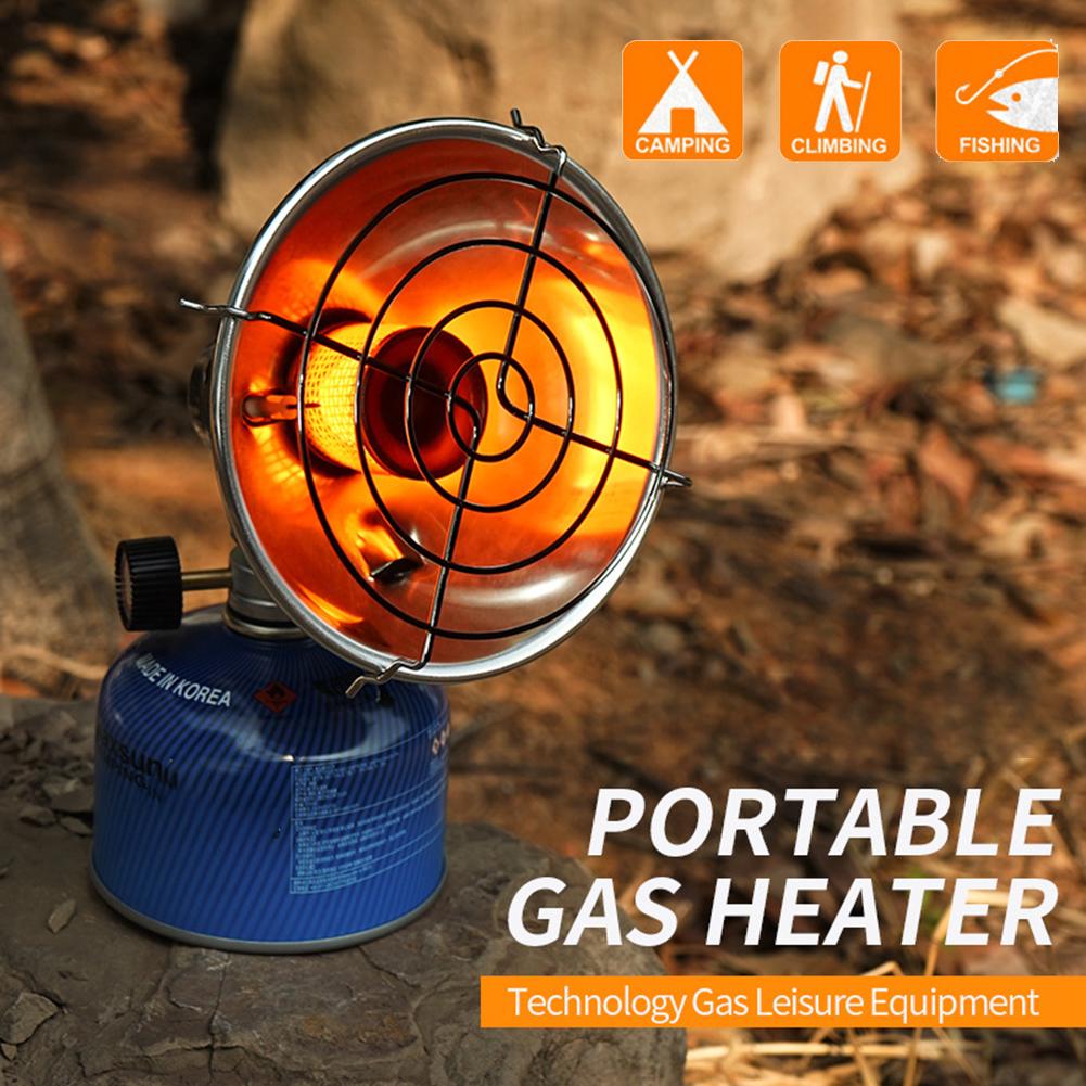 PORTABLE GAS HEATER OUTDOOR CAMPING FISHING BUTANE GAS PATIO HIKING METAL NEW