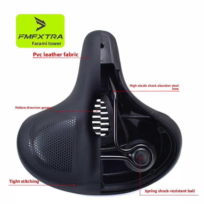 Bicycle Seats Fit For Comfort Men Women Oversized & Extra Soft Padded Bike Seat Cushion Comfortable Large Bike Saddle Mountain