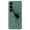 For Samsung Galaxy S25+ Case Spider Pattern Printing Straight Edge TPU Phone Back Cover