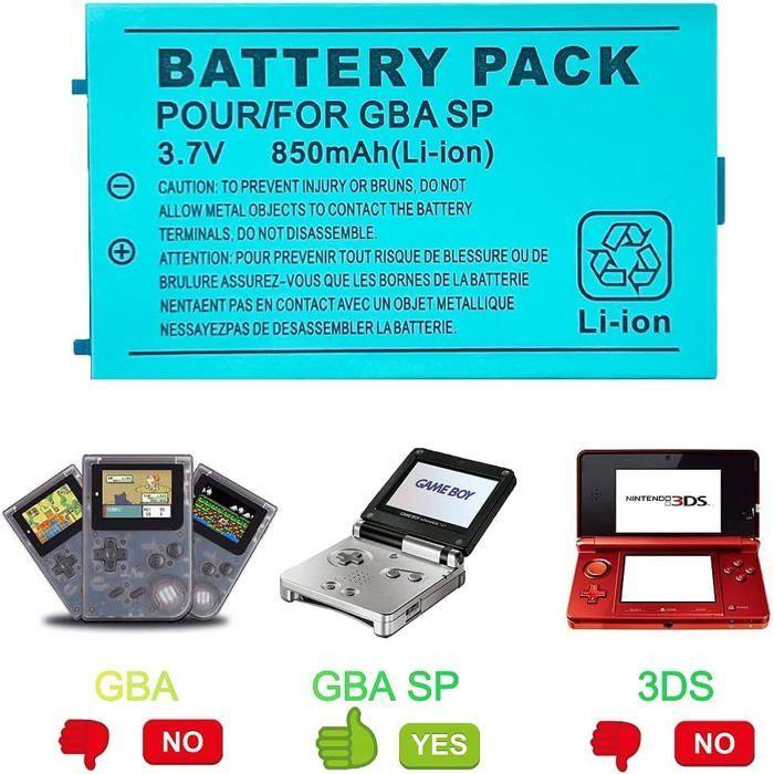 Batterie - LINK-E - GBA SP - 3.7V - 850mAh - Tournevis Inclus