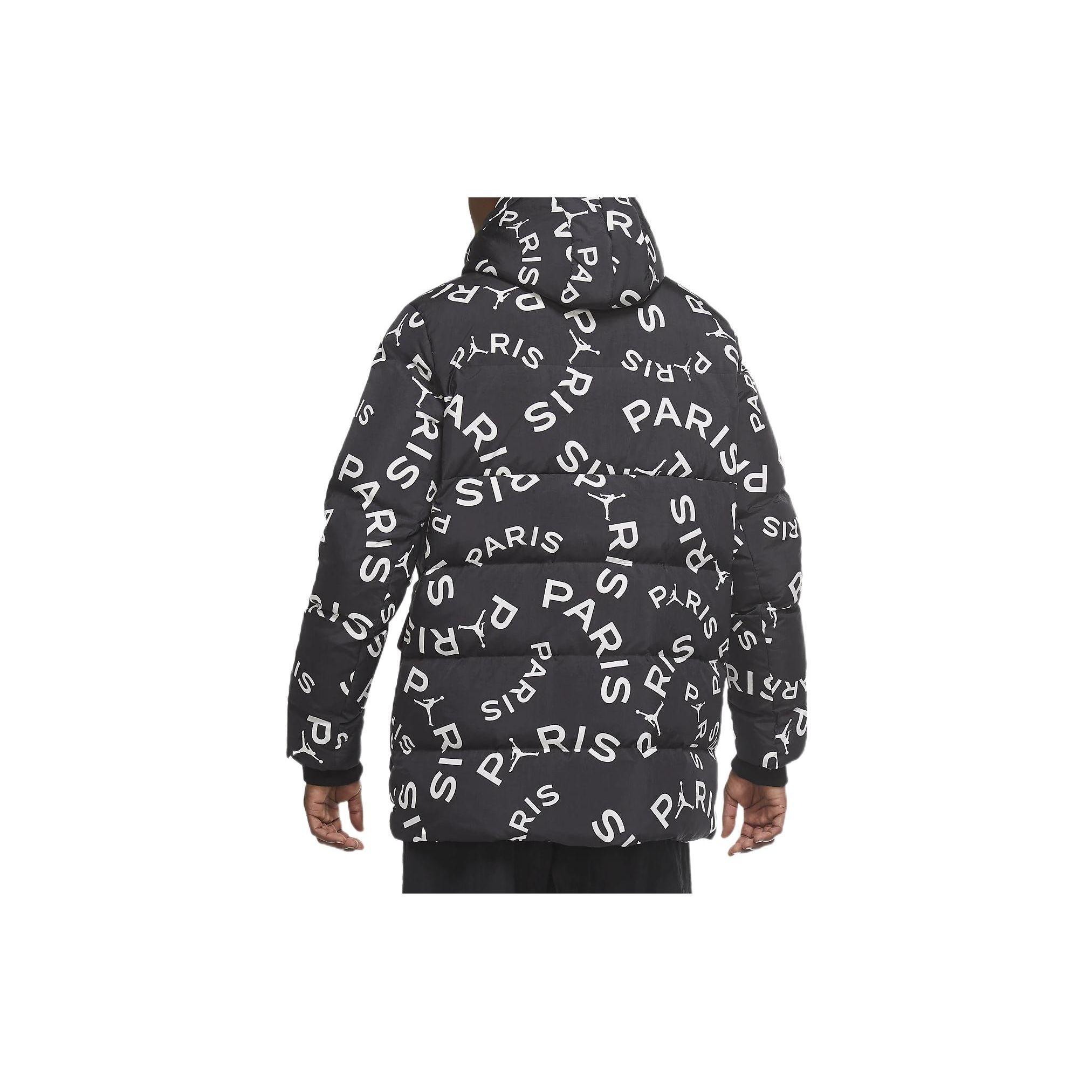

Пуховик Air Jordan x Paris Saint-Germain с принтом AOP Черный Мужской Верхняя одежда CK9736-010 XXXL