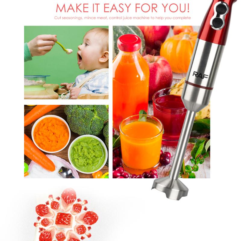 Fruit Juicer Food Processor Stainless Steel Electric Blender Single Bar Kitchen Small Appliances