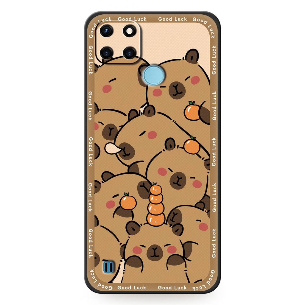 Phone Pouch Graffiti Phone Case For OPPO Realme C21Y/C25Y Silicone Back Cover Full Wrap Anti-dust Anti-knock Soft Case