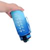 600ML Sports Water Bottle with Time Marker Gradient Color Cup Leak-proof Cup Motivational Drinkware Outdoor Sport Fitness