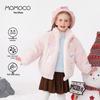MOMOCO Mädchen Koreanischer Stil Kunstpelz Wintermantel