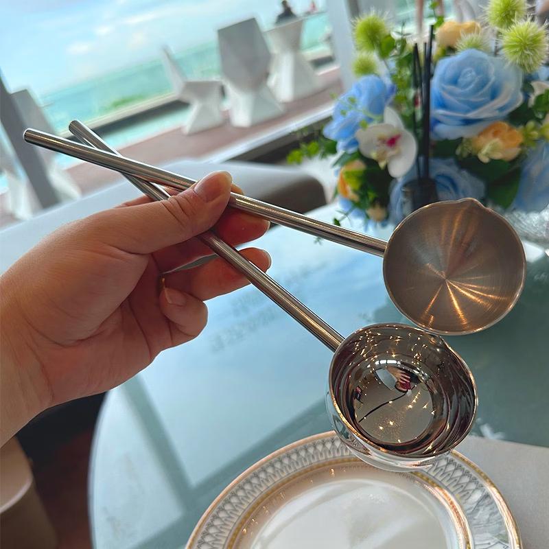 Ru Han 304 Stainless Steel European Serving Ladle