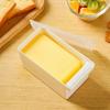 Butter Cheese Storage Box Butter Cutter Box With Lid And Knife Countertop Butter Keeper For Refrigerator Kitchen