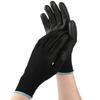 1/6 Pairs Safety PU Black Labor Protection Polyurethane Work Gloves Coated