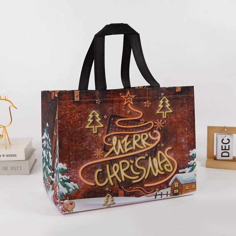 Christmas Gift Bag Santa Claus Snowman Candy Gift Packaging Bag 2025 Merry Christmas Party Home Decor Navidad Noel 2025 New Year