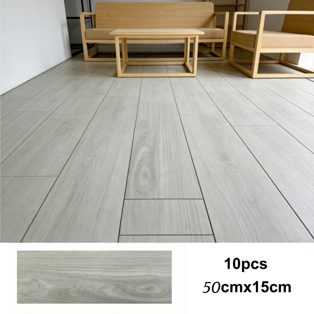 10PCS self-adhesive floor stickers, pressure-resistant, scratch-resistant and bedroom floor stickers