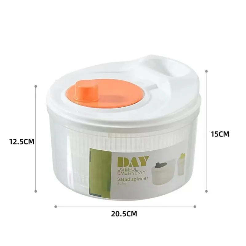 Vegetable Dehydrator Home Salad Dish Large Kitchen Tool Drain Basket Manual Vegetable Dehydrators YLE44