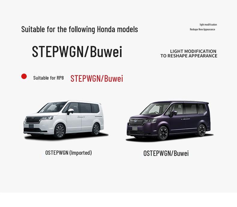 Carbon Fiber Rearview Mirror Cover for Honda STEPWGN RP8 - Anti-Scratch Protection