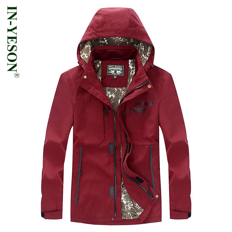 

Ветровки Съемная куртка с капюшоном Мужская мода Молодежная мужская дорожная альпинистская ветрозащитная верхняя одежда M красный