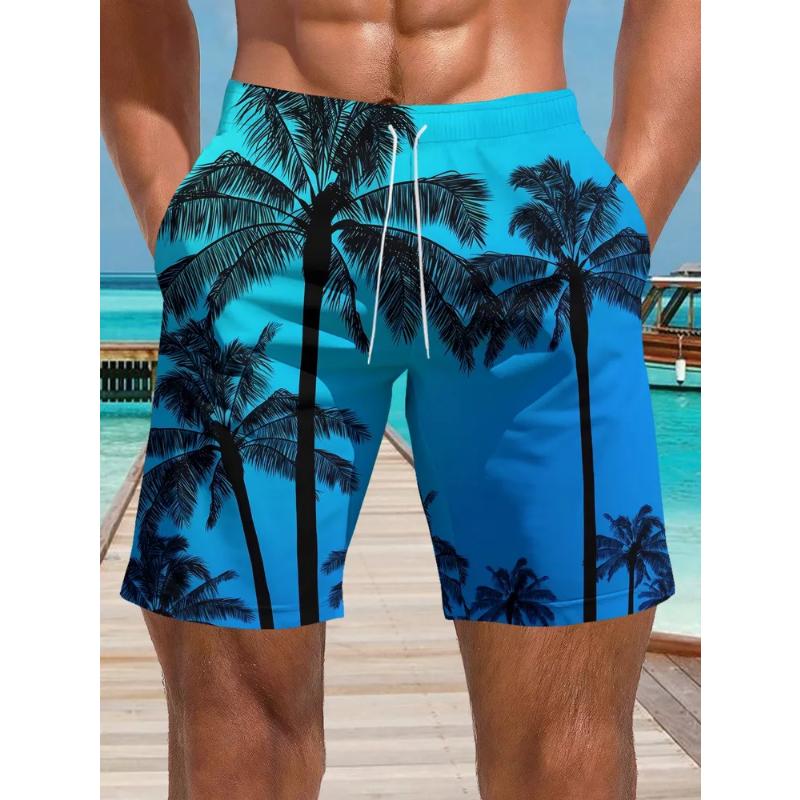 Fashionable Men's shorts3D Color-printed Abstract Shortscasual Beach Shorts