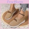 Breathable Womens Knitted Loafers With Thick Sole And Soft Rubber Bottom For Comfortable Spring And Summer Wear