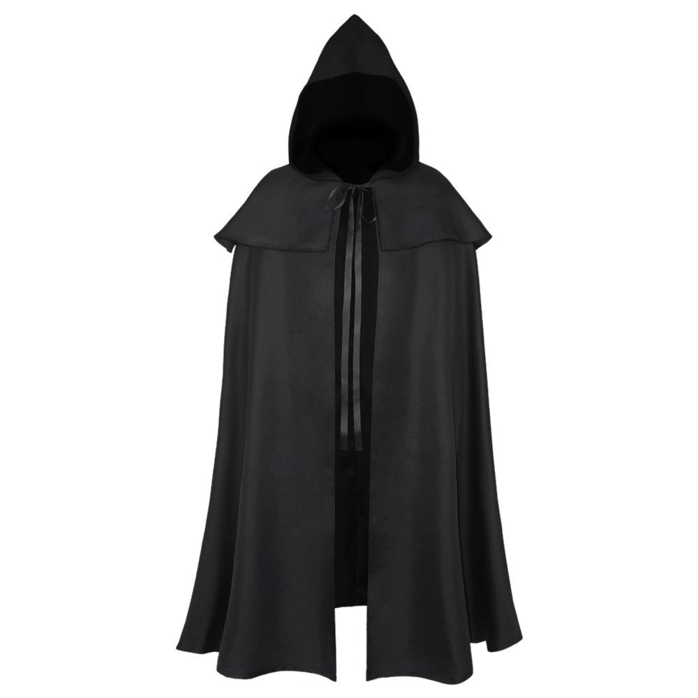 Hobbit Cape Medieval Knight Cloak Cosplay Halloween Three Colors Adult Kids