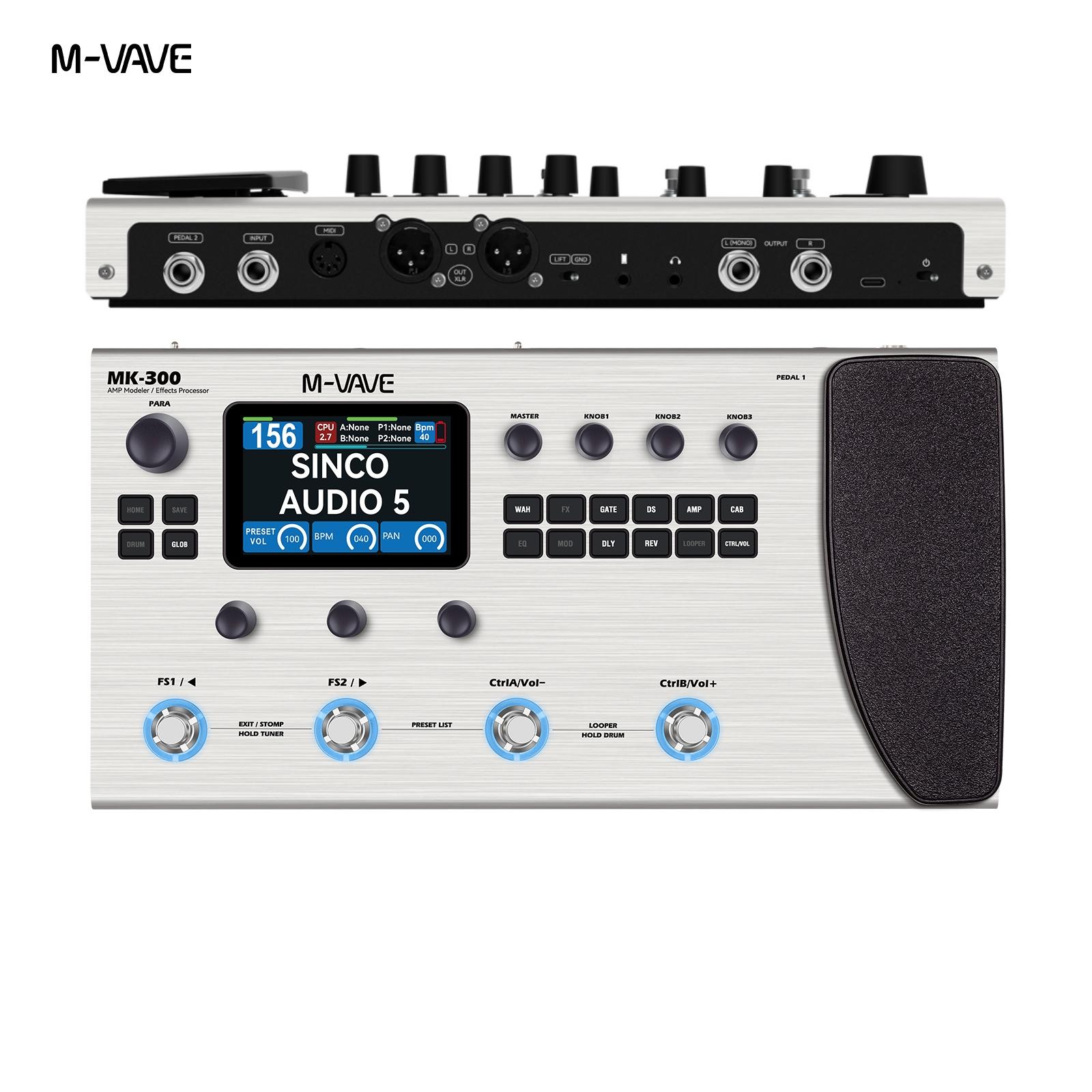 

M-VAVE Tank-G/B/MINI, ANNBlackbox, MK-300, KPT PRO, Гітарна мультипедаль ефектів