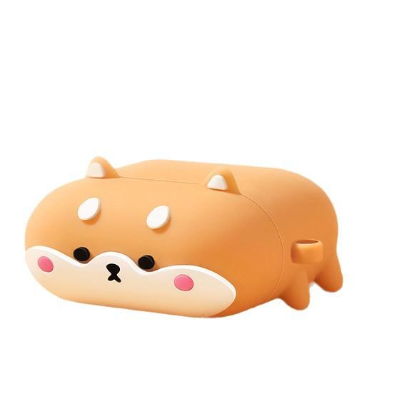 Personalized Shiba Inu Earphone Cover for Airpodspro3rd Generation Bluetooth Apple Pods4 Protective Case Cute Animal Box