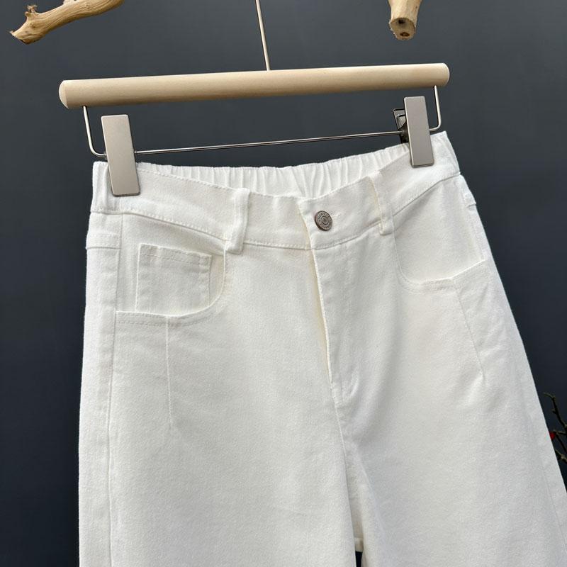 Spring Summer Women's Jeans High Waist Wide-leg Pants Loose Straight-leg Jeans