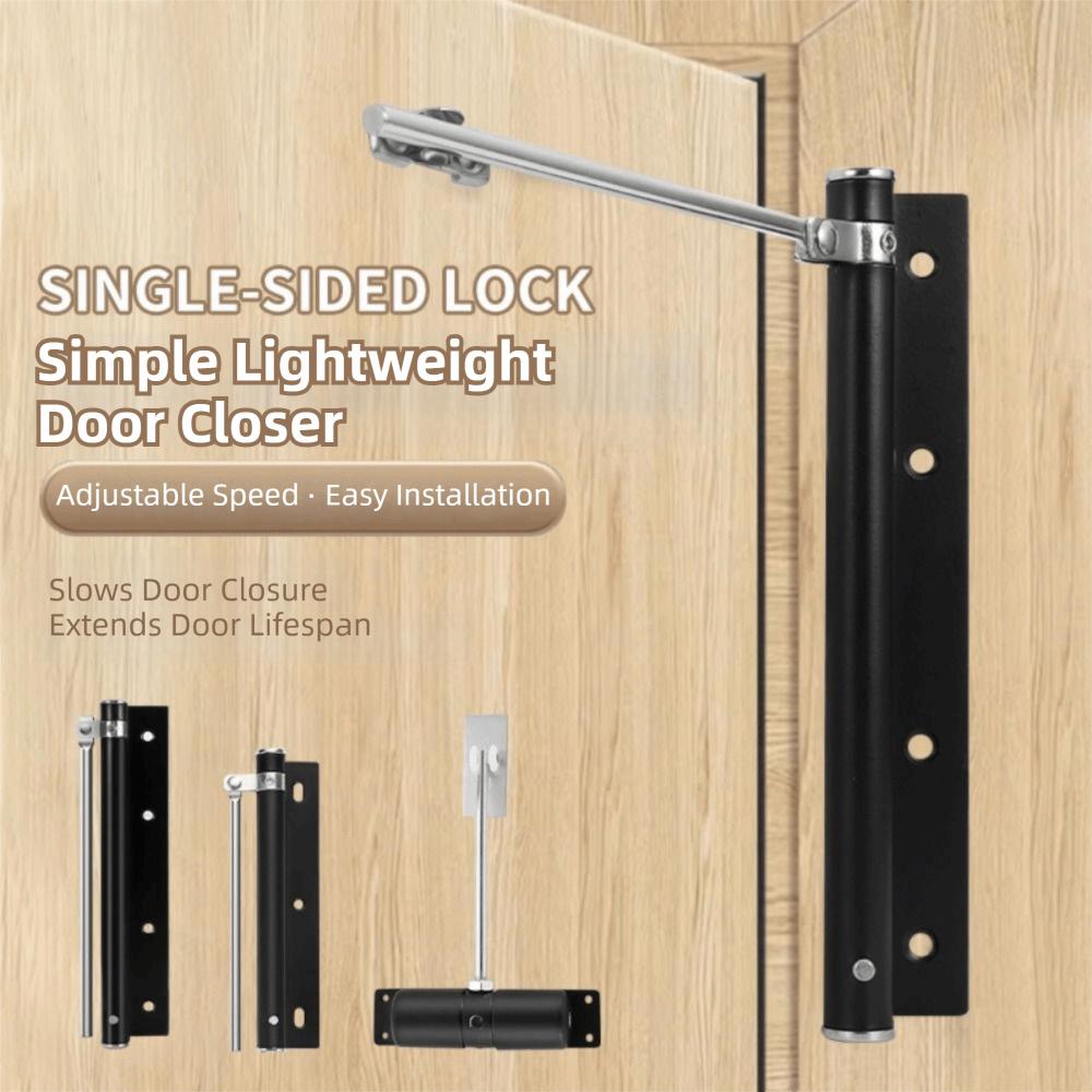 Lightweight Automatic Door Closer Stainless Steel Door Closing Hinge Office Use