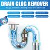 Pipe Clog Remover Powder Anti Clogging Natural Plant Extract Bathroom Toilet Cleaning Powder Deodorizing Powder 6 Pack 180g
