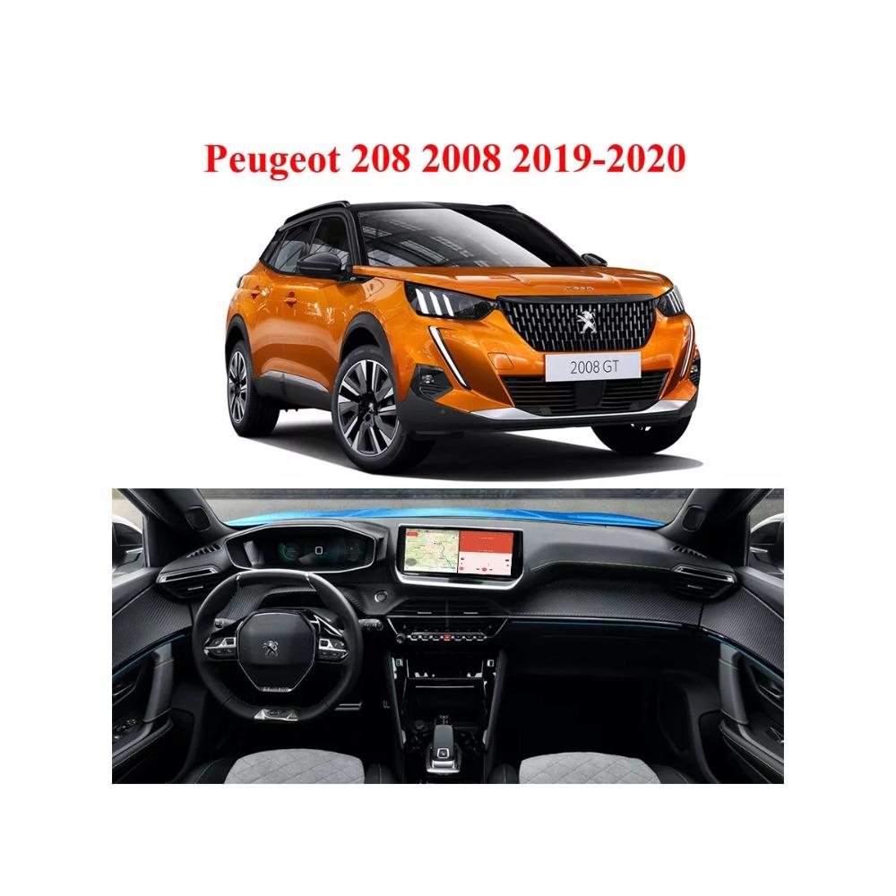 Android Car Radio For Peugeot 2008 208 2019-2020 Multimedia Player Head Unit Stereo GPS Navigation BT WIFI 1+16GB