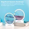 Moving Sand Art Picture Sandscape in Motion Display Flowing Sand Frame for Home Office Desktop Decoration