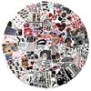 Y2K Downtown Girls Stickers - 100 Waterproof DIY Designs for Guitar, Notebook, Luggage Decoration