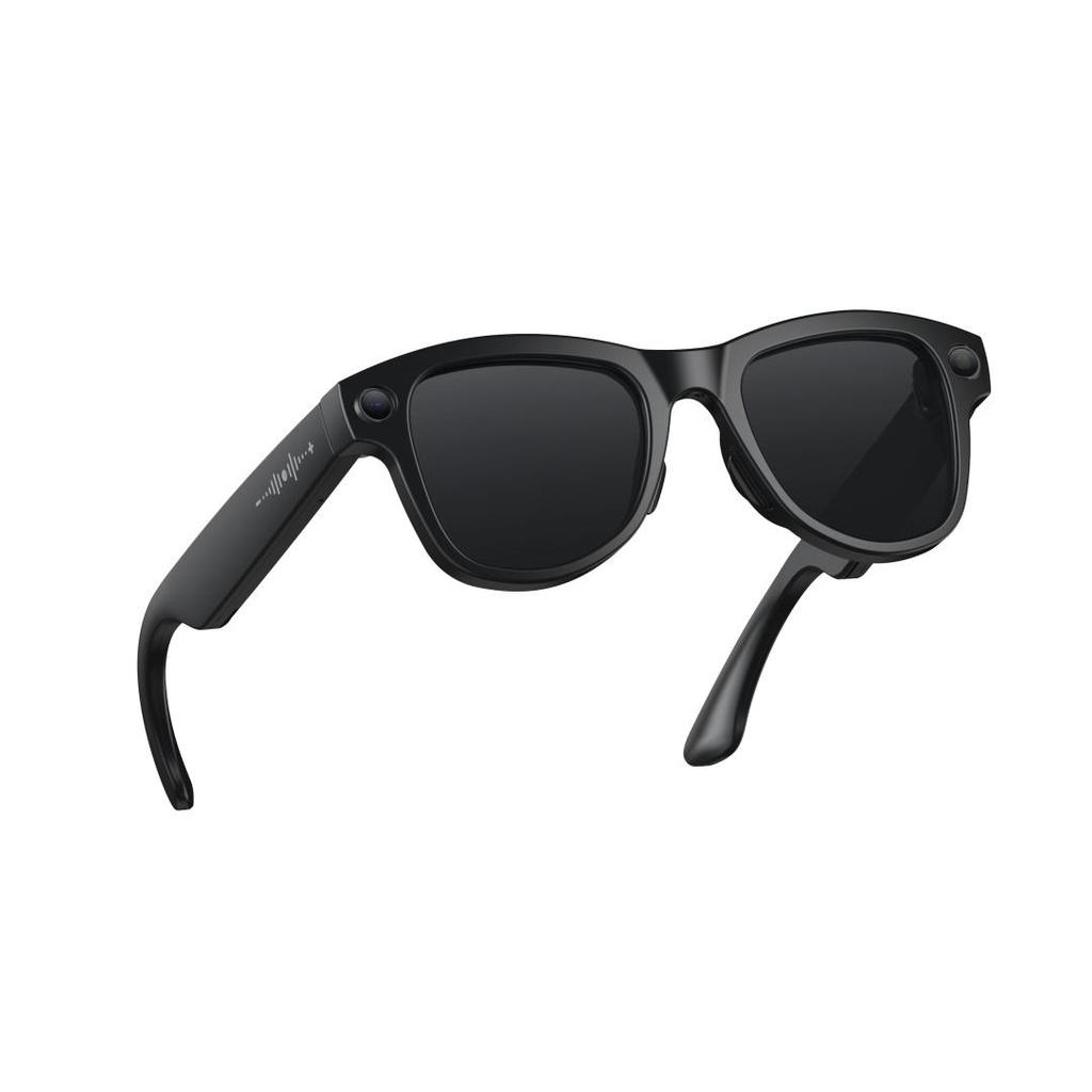 M02 AI Smart Glasses Auto-tinting Lenses Classic Design BT5.3 4K HD Hands-free 8MP Camera With Charging Case IP54 Stylish Portable Glasses