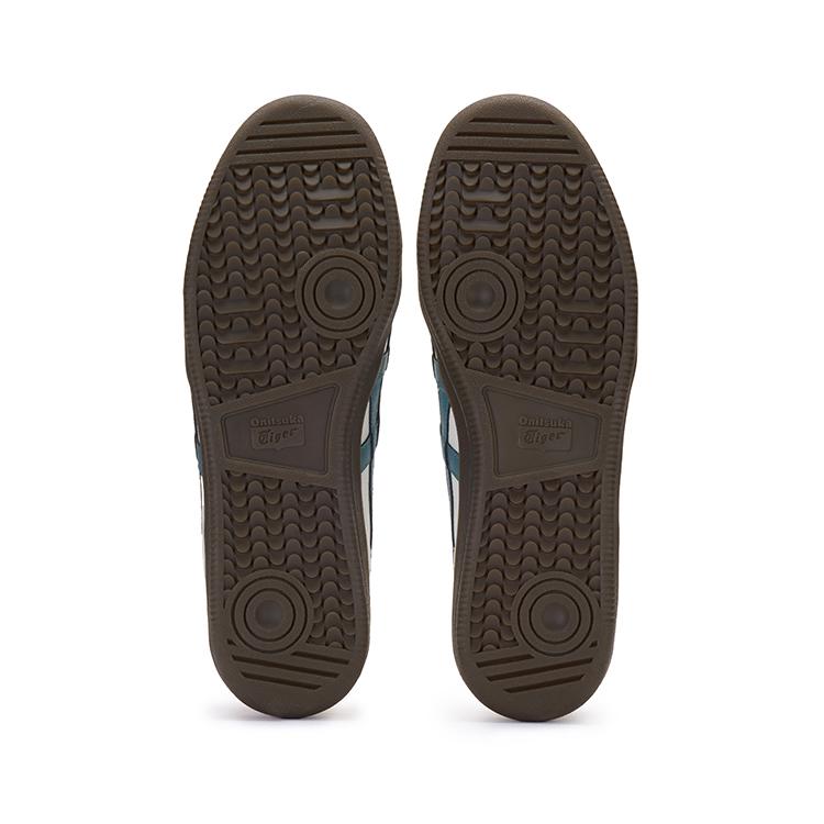 ONITSUKA TIGER Tokuten Slip Resistant Abrasion Resistant Low Top Skateboard Shoes Unisex White Green Sneakers 1183C290-101