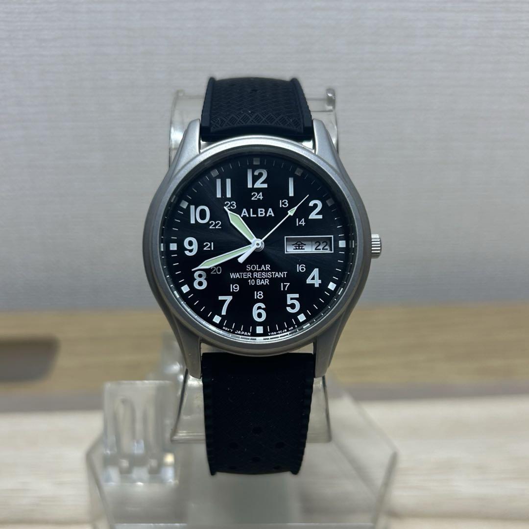 

[Б/У] Солнечные военные часы Seiko Alba AEFD557