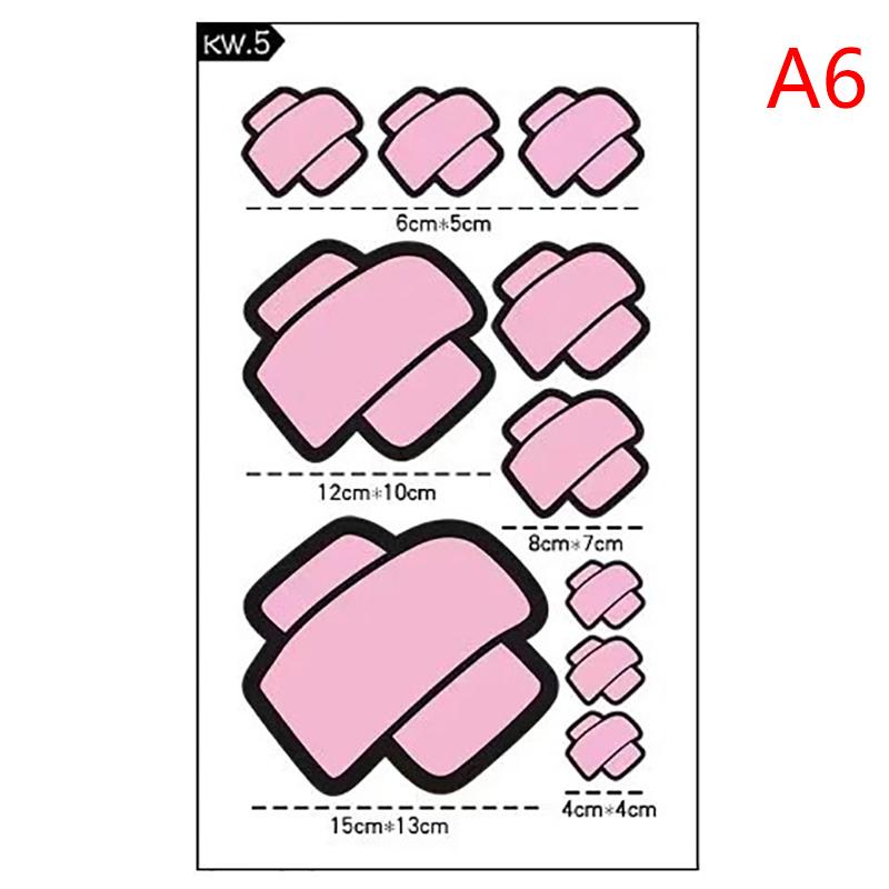 

[Q]10Pcs/Sheets Patch Cover Band-Aid Fuel Tank Sticker Bandage Design Decals Decoration Body Block Stickers