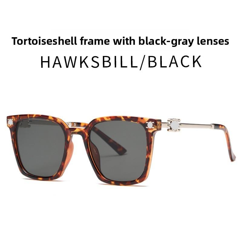 Ladies Retro Square Sunglasses With Uv400 Protection For Fashion Street Wear