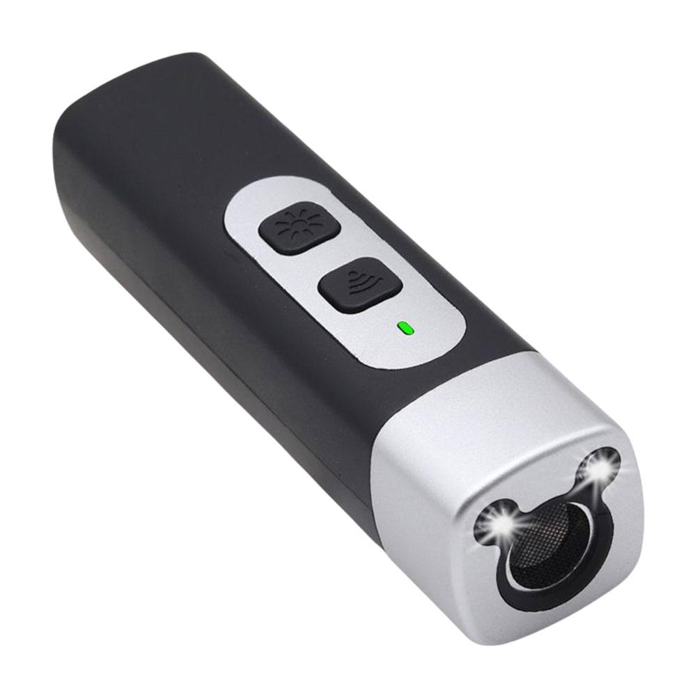 Ultrasonic Dog Repeller Rechargeable Dog Bark Deterrent Device with LED Flashlight Dog Repellent Dog Trainer for Dogs