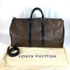 Louis Vuitton M56714 MonogramMacassar KeepallBandouliere55 Hand Bag Duffle Bag