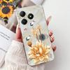 4G Clear For Realme Note 60 Case RMX3933 Luxury Butterfly Love Flowers Cool Lion Painted Phone Case For Realme Note 60X RMX3938