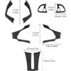 Carbon Fiber Steering Wheel Cover & Interior Trim for BMW Z4 E85 E86 (2003-2008) – Black Accessory