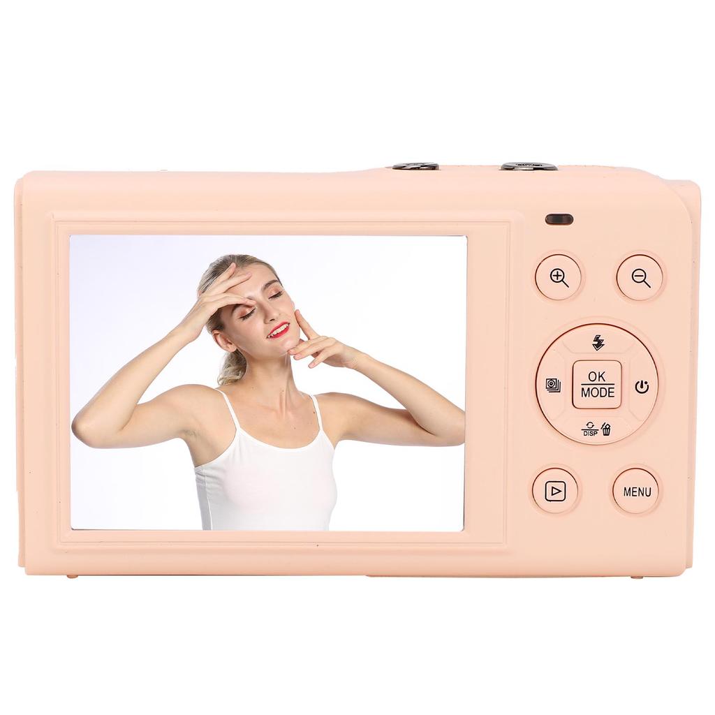 5K Digital Camera 80MP WiFi Vlog Camera with 2.8in 1.5in Dual Screen 18X Digital Zoom Built in Flash Auto Focus for