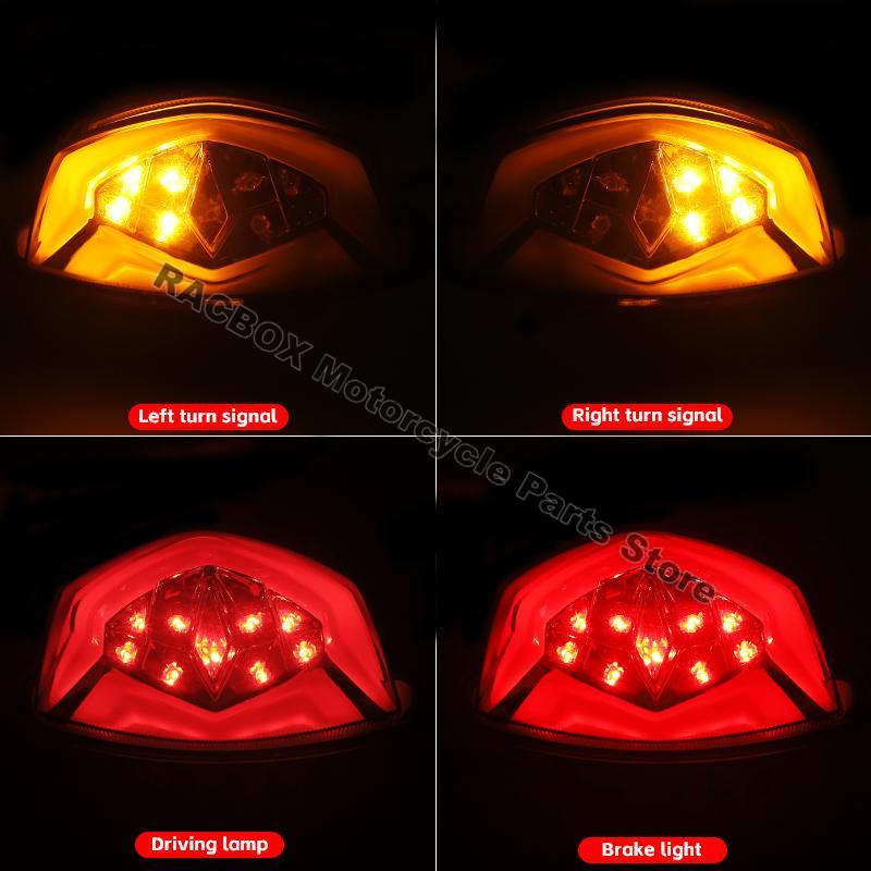 Motorcycle Rear LED Tail Brake Turn Signals Integrated Light 12V for Suzuki GSX-S750 750Z GSX-S1000 GXS-S1000F S1000Z 2017-2021