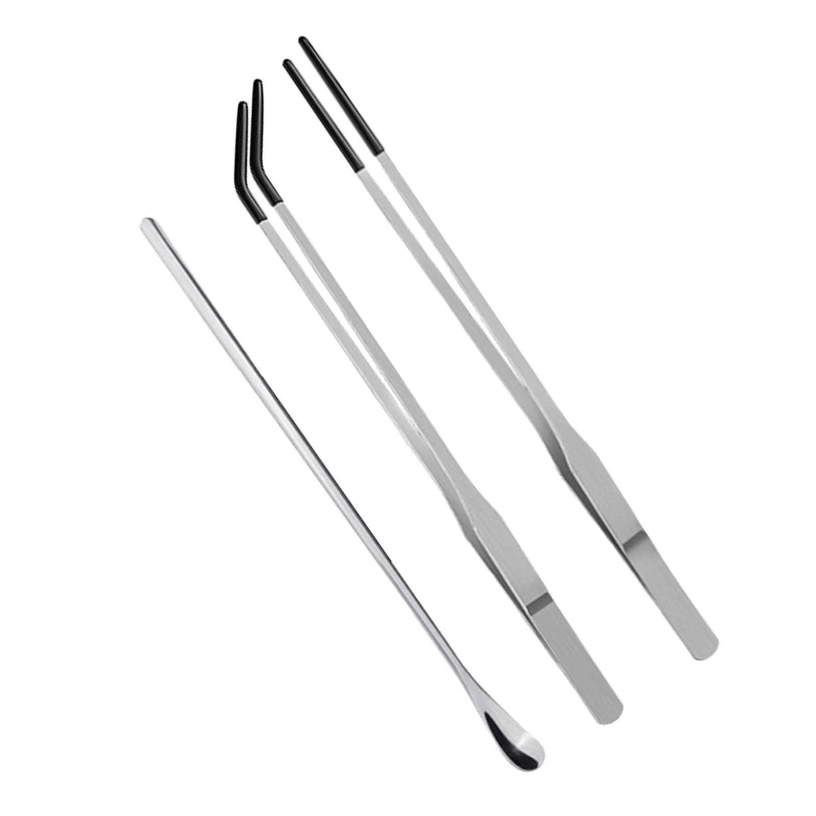 

Рептилії Годувальні Щипці Затискач Довгі Нековзні Покриті Нержавіюча Сталь для Безпечного Поводження з Кормом для Домашніх Тварин Ложка для Годування Домашніх Тварин 4