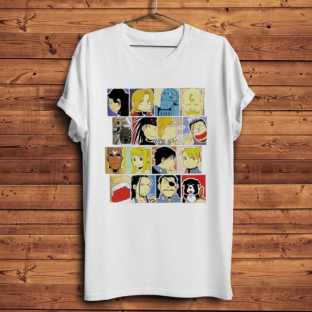 

Funny FMA Alchemist crew Edward Alphonse Elric Unisexga t shirtUnisex streetwear tshirtunisex white casual Teenocracking print 4XL