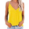 Women V-Neck Strappy Tank Tops Loose Casual Sleeveless Shirts Blouses Camisoles