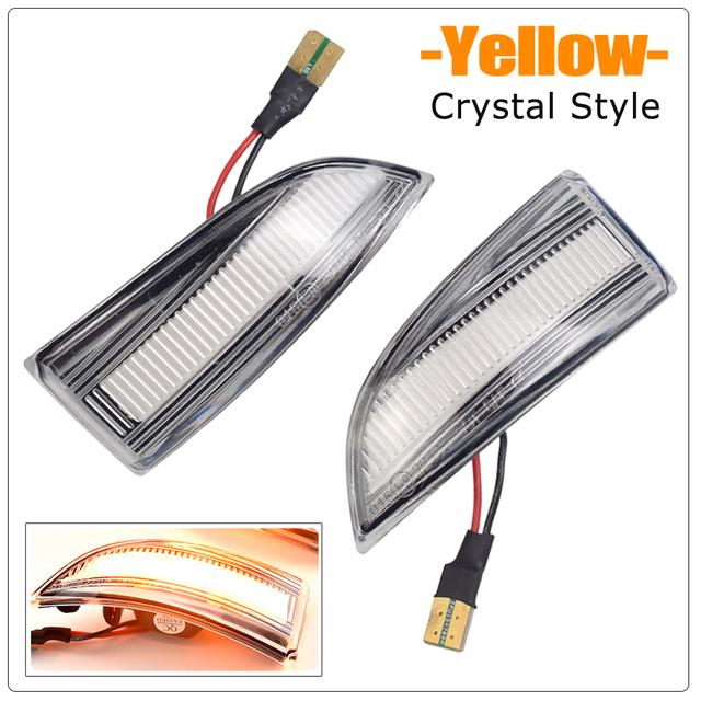 For Renault Megane MK3 Laguna III Stage Grand Scenic III Fluence Latitude Lagoon Dynamic Turn Signal LED Side Mirror light