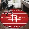 Rockets Team Art Round Rug for Livingroom,Bedroom, Palyroom, Chair Rug, Area Rug, Circle Carpet, Large Size Fan Christmas Gift