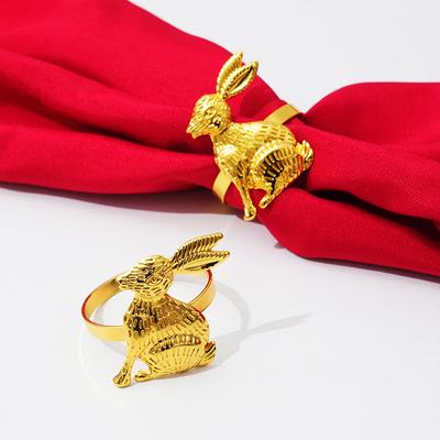 Servilletero de Pascua Servilletero de Conejo Decoración de Mesa para Boda Hotel Restaurante Anillo para Servilleta