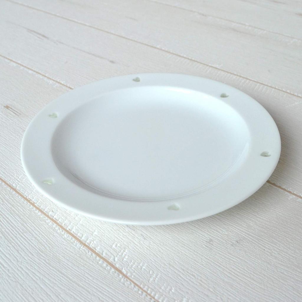 Wedding Gift Present Arita Ware Heart Shape Coffee Cup Saucer Pair Heart In Clover Clear Comes with Noshi and Message Card &