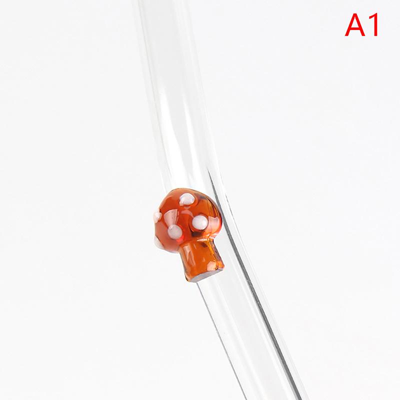 Flower Glass Straw Reusable Drinking Straws Cute Straw For Festival Party Wedding Cocktail Bar Beachs
