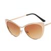 Luxury Designer Cat Eye Sunglasses Women Anti Blue Light UV400 Metal Frame Fashion Sun Glasses
