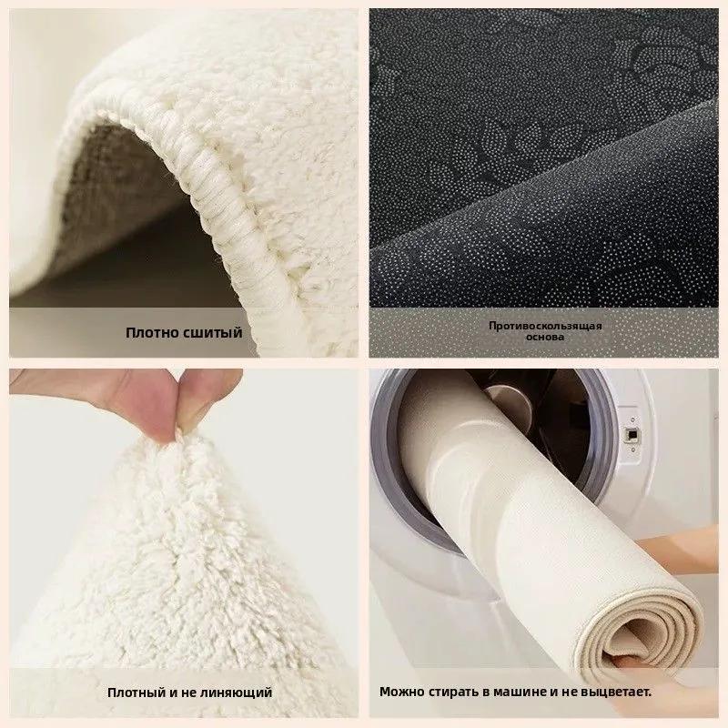 3D Animals Print Cashmere Floor Mat, Anti-slip and Water-absorbing Floor Mat, Cashmere Bath Mat