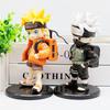 Hatake Kakashi Naruto Uzumaki Q Edition Figure Backpack Model Creative High-value Doll with Base Car Desktop Ornaments